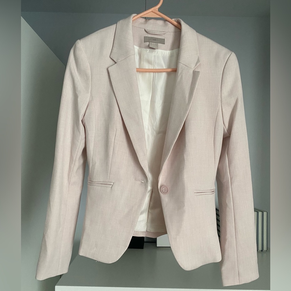 H&M Light Pink Blazer